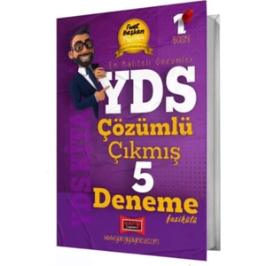 Yargı Yayınevi 2025 YDS Çözümlü Çıkmış 5 Deneme Fasikülü