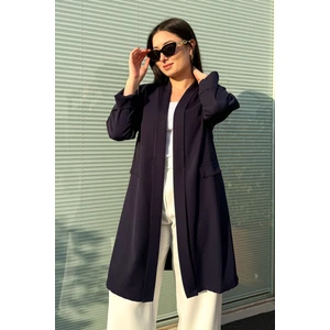 Kadın Büyük Beden Uzun Ceket 2335