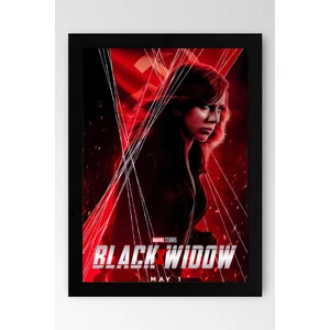 Black Widow Çerçeveli Tablo - Marvel Poster Tablo