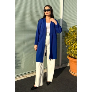 Kadın Büyük Beden Uzun Ceket 2335