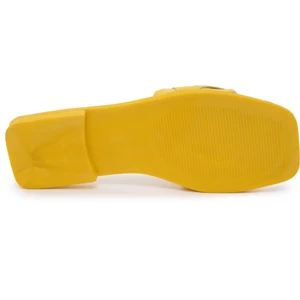 Pierre Cardin Kadın Sarı Deri Terlik 50251920-VR044