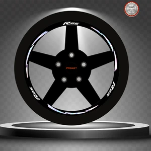 R25 Hologram 3 Parçalı Jant Şeridi