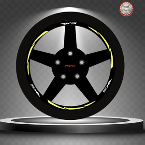 Rks Rekleftif Sarı 3 Parçalı Jant Şeridi