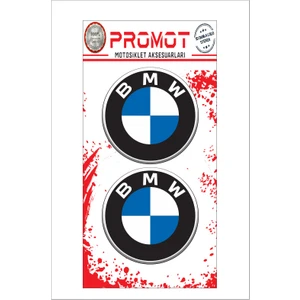 Logo Bmw 3D Kabartmalı Damla Sticker 5cm 05