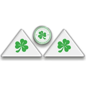 Alfa Romeo Yonca Amblemi 3D Damla Sticker Seti 2