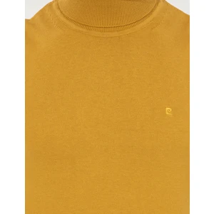 Pierre Cardin Erkek Hardal Slim Fit Balıkçı Yaka Basic Triko Kazak 50257158-VR072