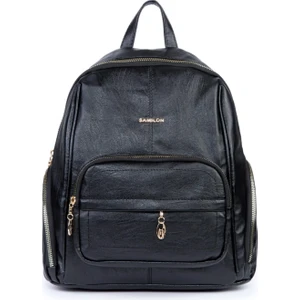 Tk-01 Kadın Sırt Çantası Yıkama Deri Çok Bölmeli Günlük Çanta