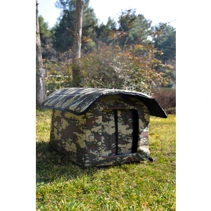 Kamuflaj Desen Kedi Evi Isı ve Yağmur Korumalı