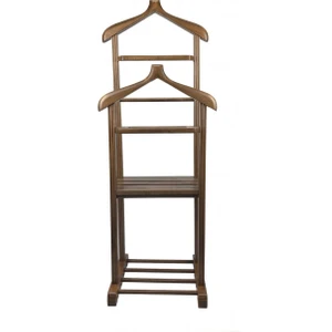 Melada Mobilya Gürgen Çift Tepeli Dilsiz Uşak Cilalı Ceviz Double Sehpalı