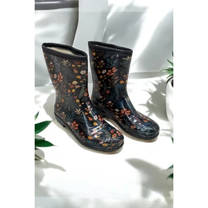 Asla Su Geçirmez Kaymaz Taban Içi Sıcak Polar Yağmur Kar Çizmesi