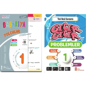 Üçgen Yayıncılık   (Sınıf: 1)  Başarıya Yolculuk Yaprak Test  /  Problemler Kitabı (2.Dönem Konuları)
