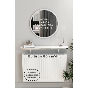 Talaş Tozum Beyaz Gümüş Pvc Petek Üstü Tak Çıkar Uçan Raf & Dresuar