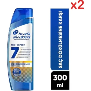Pro-Expert 7 Kafein ile Saç Dökülmesine Karsi Şampuan 300 ml 2 Adet