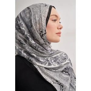 Catena Desen Ithal Vual Şal - Siyah