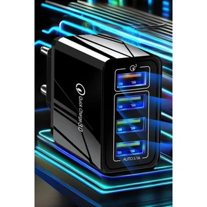 A6 Universal Çoklu Şarj Adaptörü -4 Port