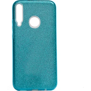 Heptek İletişim Huawei P40 Lite E Kılıf Shining Silikon-Mavi