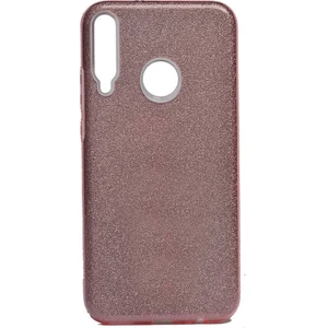 Heptek İletişim Huawei P40 Lite E Kılıf Shining Silikon-Rose Gold
