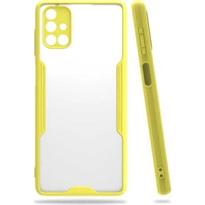 Heptek İletişim Galaxy M51 Kılıf Parfe Kapak-Sarı