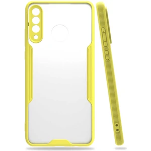 Heptek İletişim Huawei P30 Lite Kılıf Parfe Kapak-Sarı