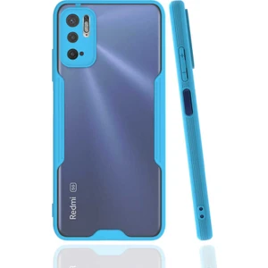 Heptek İletişim Xiaomi Poco M3 Pro Kılıf Parfe Kapak-Mavi