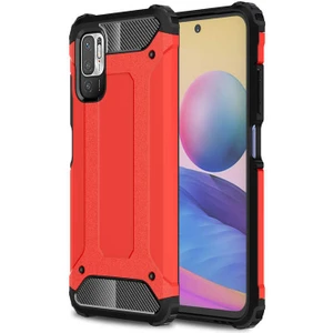 Heptek İletişim Xiaomi Poco M3 Pro Kılıf Crash Silikon Kapak-Kırmızı
