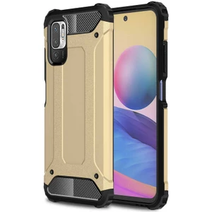 Heptek İletişim Xiaomi Poco M3 Pro Kılıf Crash Silikon Kapak-Gold