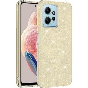 Heptek İletişim Xiaomi Redmi Note 12 4g Kılıf Shining Silikon-Gold