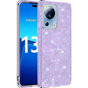 Heptek İletişim Xiaomi Mi 13 Lite Kılıf Shining Silikon-Mor