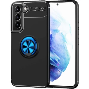 ZORE Galaxy S22 Plus Kılıf   Ravel Silikon Kapak-Siyah-Mavi