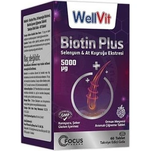 Wellvit Biotin Plus 60 Tablet