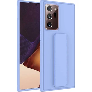 Heptek İletişim Galaxy Note 20 Ultra Kılıf Qstand Kapak-Lila