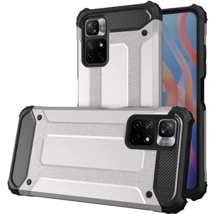 Heptek İletişimXiaomi Redmi Note 11 Global Kılıf   Crash Silikon Kapak-Gri