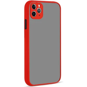 Heptek İletişim Apple iPhone 11 Pro Max Uyumlu Hux Kapak-Kırmızı