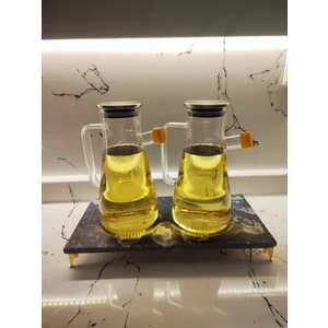 Dekoratif Siyah Mermer Altlık, Mermer  Yağdanlık Altlığı Mermer Sunumluk