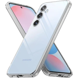 Samsung Galaxy S24 Fe Uyumlu Şeffaf Kamera Korumalı Kılıf