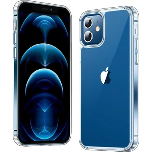 Iphone 12 / 12 Pro Uyumlu Şeffaf Kamera Korumalı Kılıf
