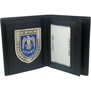 Hava Kuvvetleri Astsubay Cüzdan Hakiki Deri