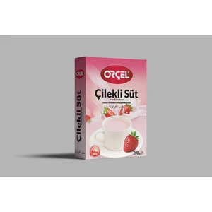 Çilekli Süt AromalIçecek Tozu Oralet 200 gr