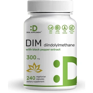 Dım With Black Pepper Extract 300MG, 240 Kapsül Usa Menşei- Dmmedicine'den
