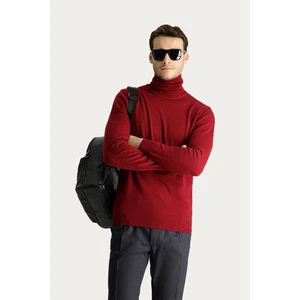 Balıkçı Yaka Regular Fit Pamuklu Triko Kazak