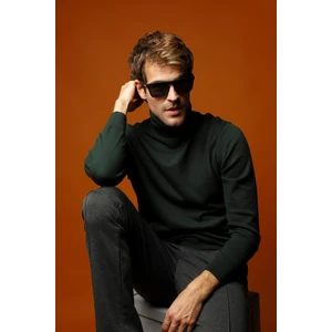 Balıkçı Yaka Regular Fit Pamuklu Triko Kazak