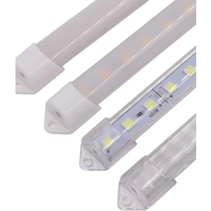 Demir Led Alüminyum Kasalı Çubuk Bar LED 12V 72 Ledli 5730 Opak Cam Günışığı LED