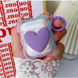 Airpods Pro Uyumlu Sevimli Kalpli Silikon Kılıf