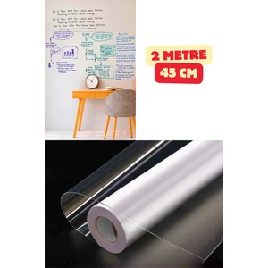 Yapışkanlı Şeffaf Tahta Filmi Duvara Yapışan Yazı Yazılabilen Duvar Kağıdı