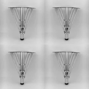 Metal Krom Ayak 15 Cm(4 Adet)