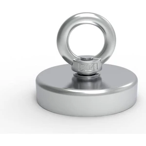 Dünya Magnet 36 mm Neodyum Pot Magnet Fishing Çok Güçlü Kurtarma Mıknatısı