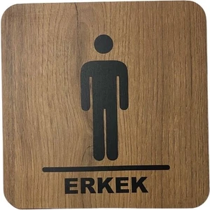 Ahşap Wc Tuvalet Tabelası