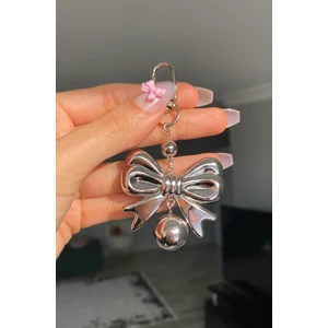 Pinky Lady Büyük Fiyonklu Çanta Charmı