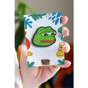 Rozzy Lab Pepe The Frog - Rozet - Broş - Yaka Çanta Aksesuar