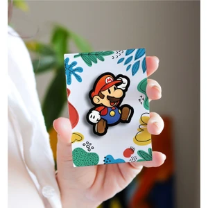 Rozzy Lab Super Mario - Rozet - Broş - Yaka Çanta Aksesuar